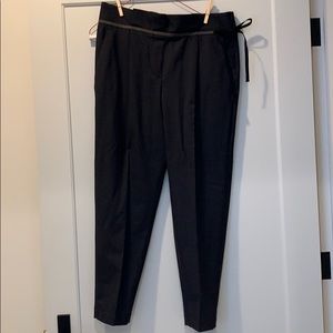 Brunello Cucinelli pleated trousers with monili.